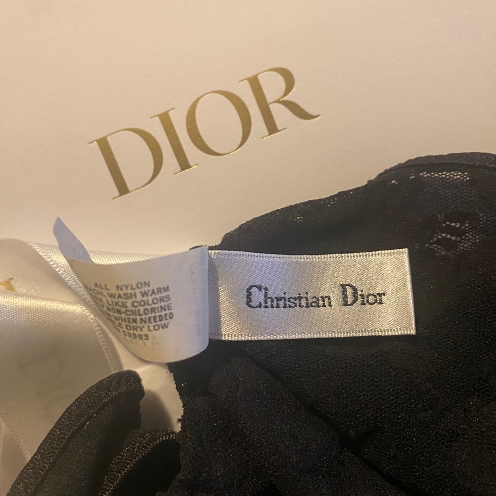 Vintage Christian Dior Lace Thong Body Suit NWOT in box - Picture 8 of 10